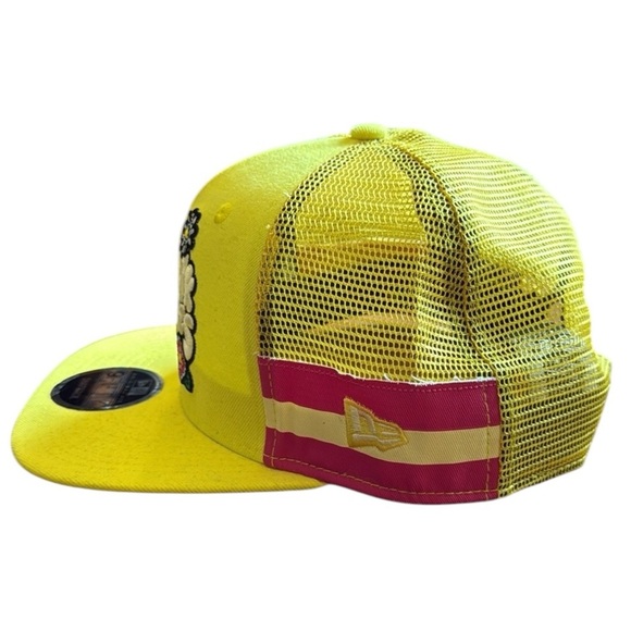 New York Yankees Snapback Hat Original Fit Yellow Floral Peace New Era 9Fifty - Picture 3 of 13